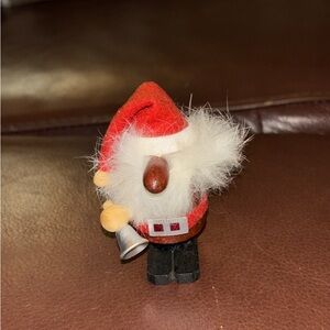 Vintage Goula Made In Spain Wooden Christmas Santa 2.5" Figure